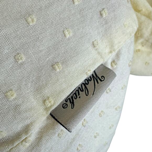 Woolrich 100% Cotton Yellow 3/4 Roll Tab Sleeve Embroidered Button Up Top Sz XL - Picture 5 of 8